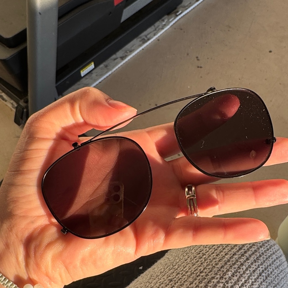 Warby parker clip on sunglasses for Duran